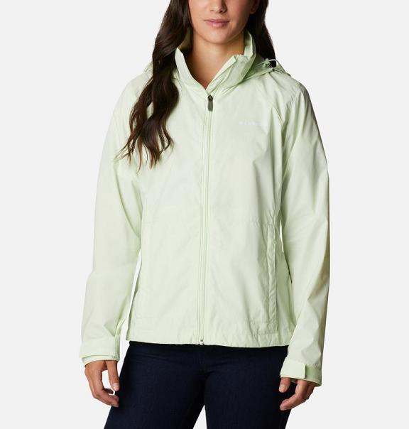 Columbia Switchback III Rain Jacket Light Yellow For Women's NZ16957 New Zealand